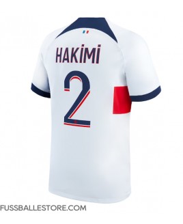 Günstige Paris Saint-Germain Achraf Hakimi #2 Auswärtstrikot 2023-24 Kurzarm
